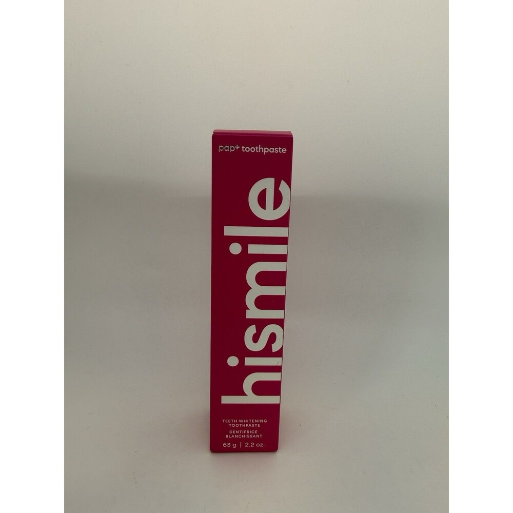 Hismile Teeth Whitening Pap+ Toothpaste 63g e 2.2‎ Oz Fluoride Free New